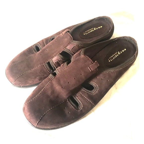 easy spirit leather clogs